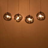 Lampa Vidro, Auriu, 60x15x80 cm