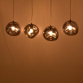 Lampa Vidro, Auriu, 60x15x80 cm, imagine suplimentara