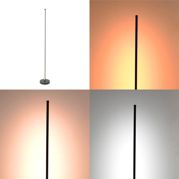 Lampadar cu LED Topelia, metal Negru, 140cm Înaltime, 20x20x140 cm