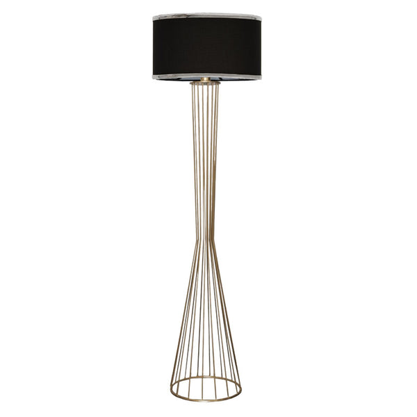 Lampadar Firdo, Negru, 38x155 cm