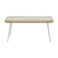 Lounge Bonanza set 4buc bej ratan-aluminiu, alb, 124x64x78 cm, foto produs 9