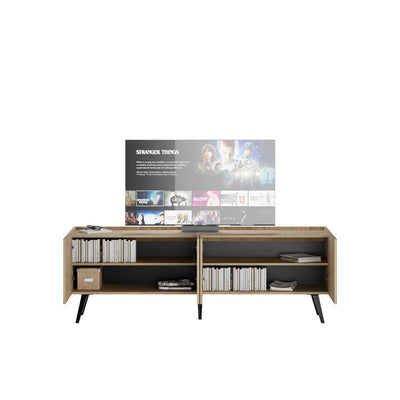 Comoda TV Adore Luna, Stejar, 180x63x42 cm, foto produs 8