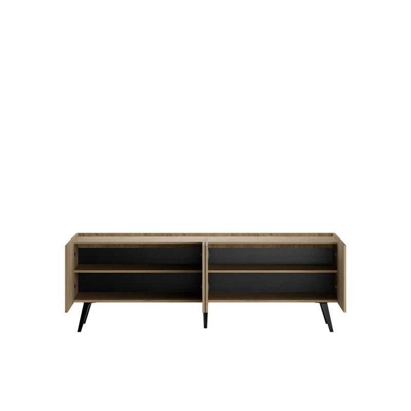 Comoda TV Adore Luna, Stejar, 180x63x42 cm, foto produs 9