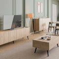 Comoda TV Adore Luna, Stejar, 180x63x42 cm, foto produs 12