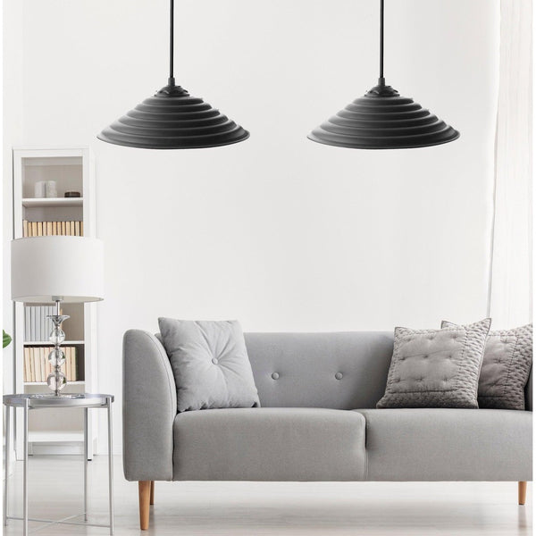 Lustra 204 Chandelier, Negru, 25x7x50 cm