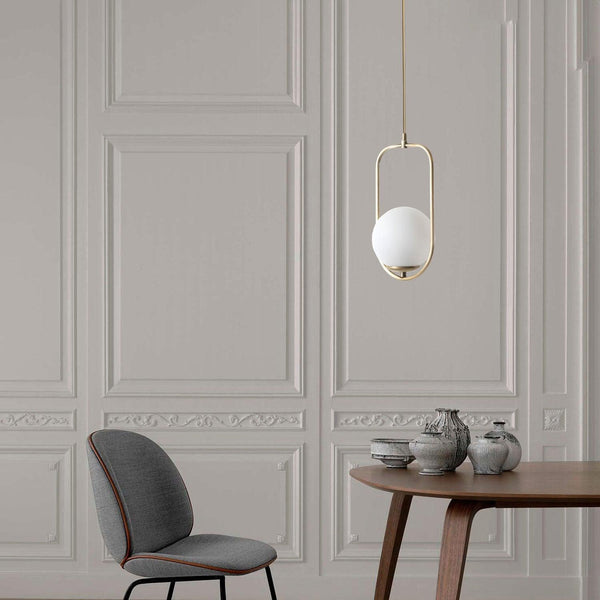 Lustra Ahu Chandelier, Alb, 18x18x70 cm