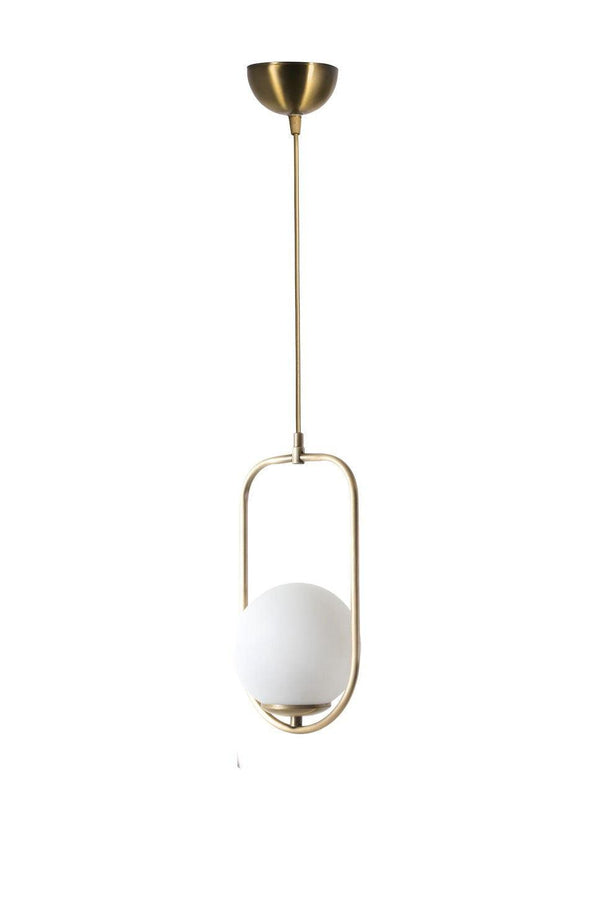Lustra Ahu Chandelier, Alb, 18x18x70 cm