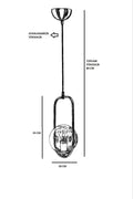 Lustra Ahu Chandelier, Alb