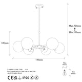 Lustra Akkas Chandelier, Vintage