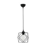 Lustra Alama, negru, 20x20x74 cm