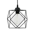 Lustra Alama, negru, 20x20x74 cm, detaliu produs