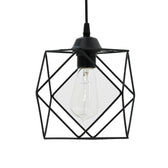 Lustra Alama, negru, 20x20x74 cm, detaliu produs