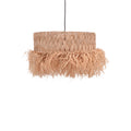 Lustra Annhele din fibre eco Natural 50x50x35+ cm