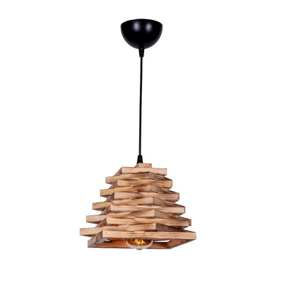 Lustra Ava Ava Natural-negru 20x20x65 cm