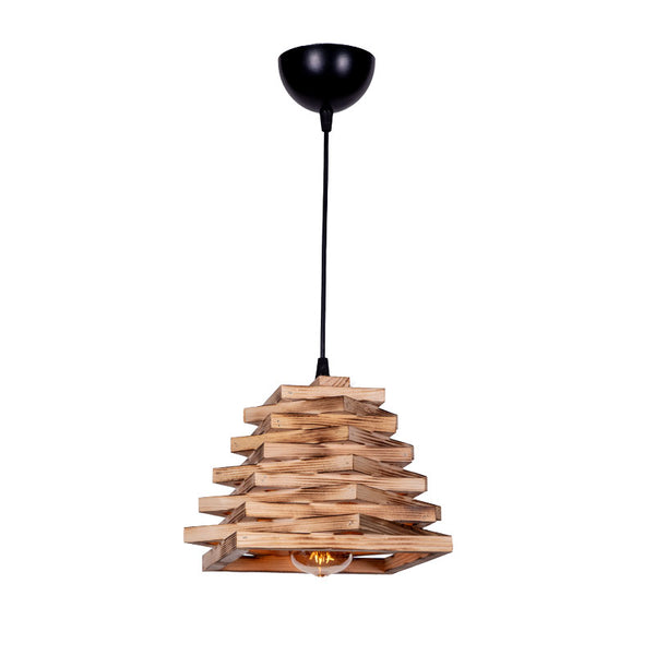 Lustra Ava Ava, Natural-negru, 20x20x65 cm