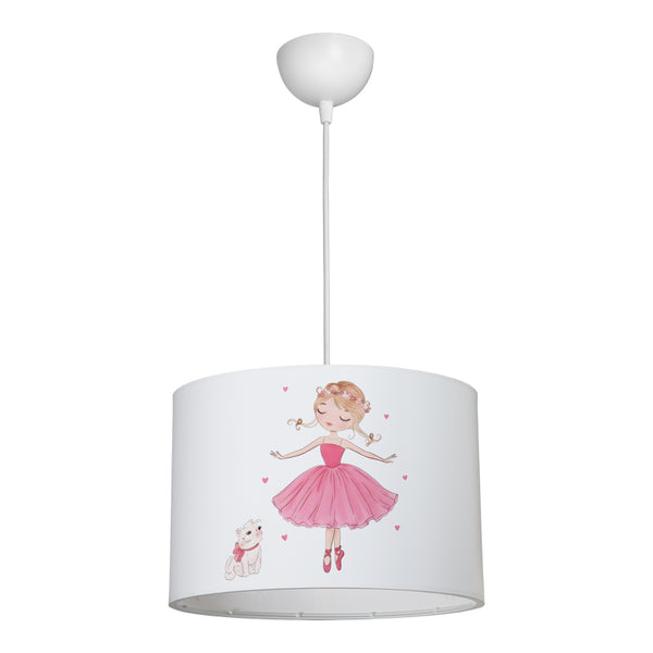 Lustra Ballerina, PVC, Multicolor, D30x20 cm