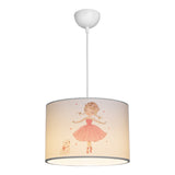 Lustra Ballerina, PVC, Multicolor, D30x20 cm
