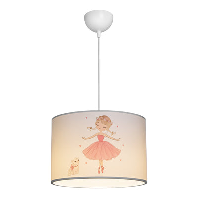 Lustra Ballerina, PVC, Multicolor, D30x20 cm, detaliu produs
