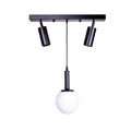 Lustra Barten metal negru 45x30x45 cm