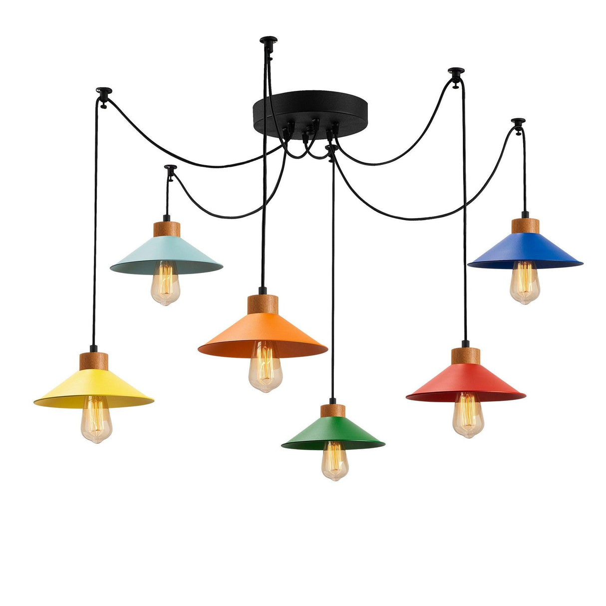 Lustra Bodrum Chandelier, Multicolor