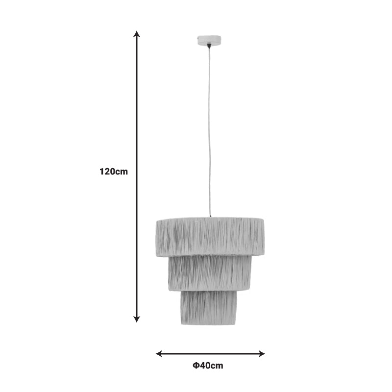 Lustra Bombe, Natural, 40x40x120 cm