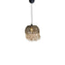 Lustra Bowler din rachita Natural D31x69 cm