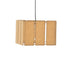 Lustra Boxfo maro din hartie presata si fier 32x32x123 cm