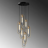 Lustra Cerco Chandelier, Negru