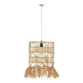 Lustra Crossio, Natural, 30x30x110 cm, imagine suplimentara