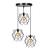 Lustra cu 3 lumini Zocie negru D30x85 cm