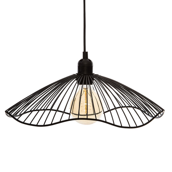 Lustra cu o singura lumin Galt, negru, 34x16 cm