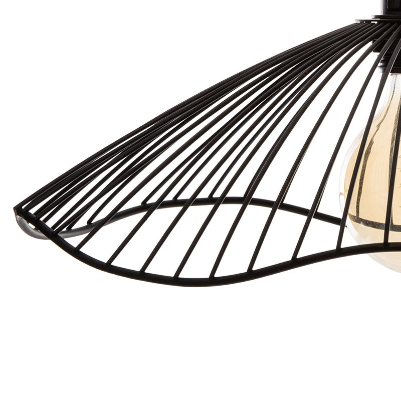 Lustra cu o singura lumin Galt, negru, 34x16 cm