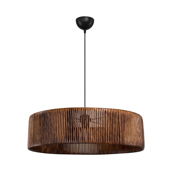 Lustra de tavan cu o singura sursa de lumina Tebaha, Maro - Natural, D55x20 cm