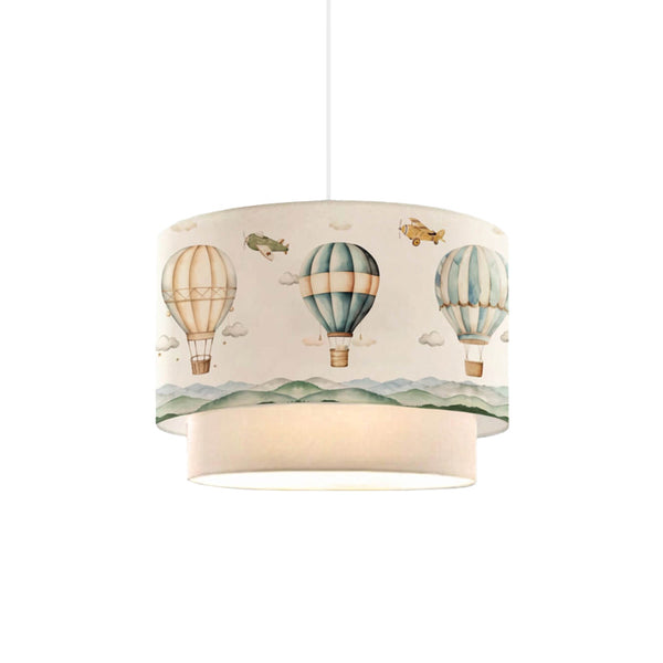 Lustra de tavan pentru copii Balon, crem, D30x20 cm