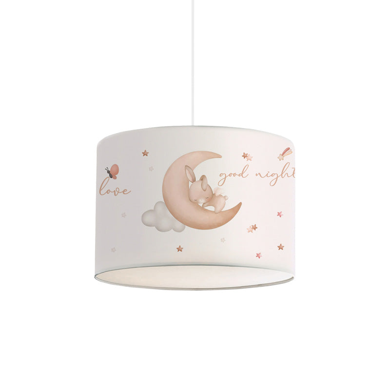 Lustra de tavan pentru copii Gary, Multicolor-alb, D24x21 cm