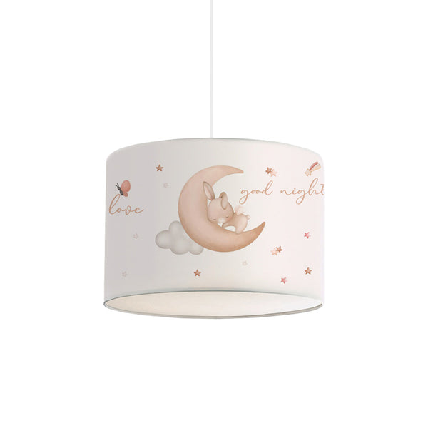 Lustra de tavan pentru copii Gary, Multicolor-alb, D24x21 cm