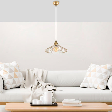 Lustra DEPAY Chandelier, Auriu, 36x36x120 cm