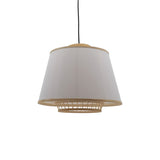 Lustra din bambus Certy Boho, Natural, 50x50x33 cm