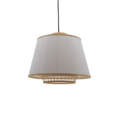 Lustra din bambus Certy Boho Natural 50x50x33 cm