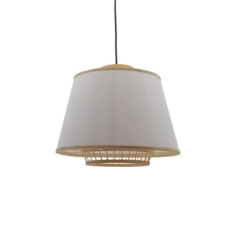 Lustra din bambus Certy Boho, Natural, 50x50x33 cm
