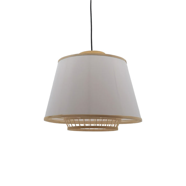 Lustra din bambus Certy Boho, Natural, 50x50x33 cm