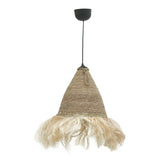 Lustra din iuta Ge Geole, Natural D30x84 cm