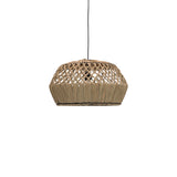Lustra din paie Fose mendong Boho, Natural, 50x50x27 cm