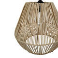 Lustra din rachita Lilabel, Natural, D25x84 cm, imagine suplimentara