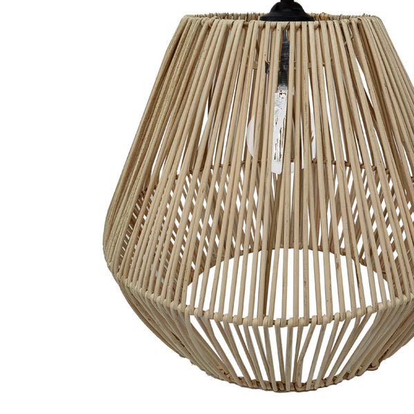 Lustra din rachita Lilabel, Natural, D25x84 cm