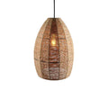 Lustra din sfoara Ropal Boho, Natural, 29x29x40 cm, imagine suplimentara