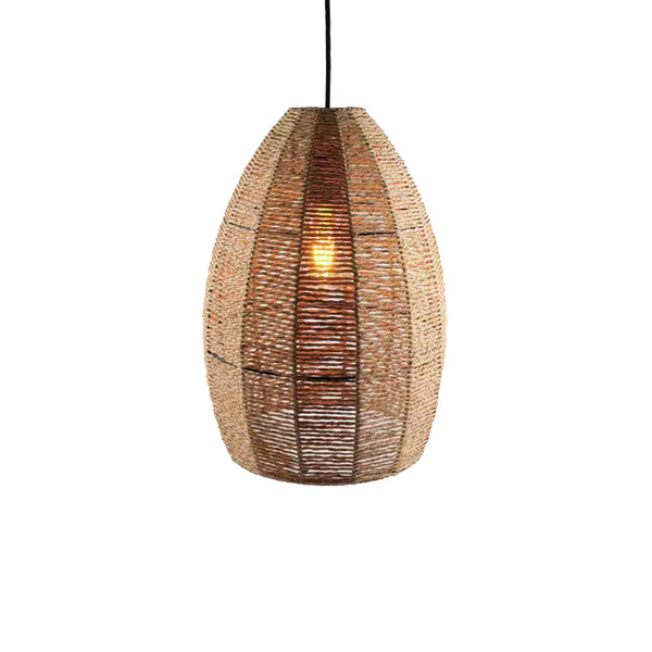 Lustra din sfoara Ropal Boho, Natural, 29x29x40 cm