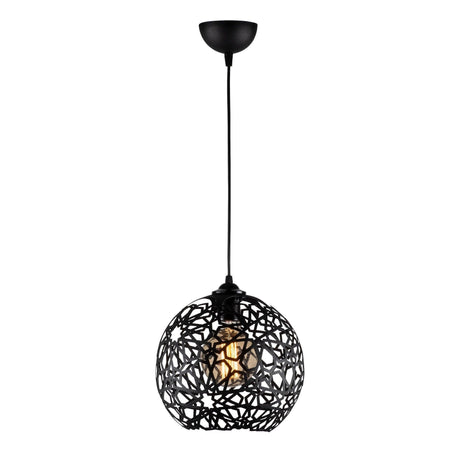 Lustra Dumrul Chandelier, Negru, 25x25x119 cm