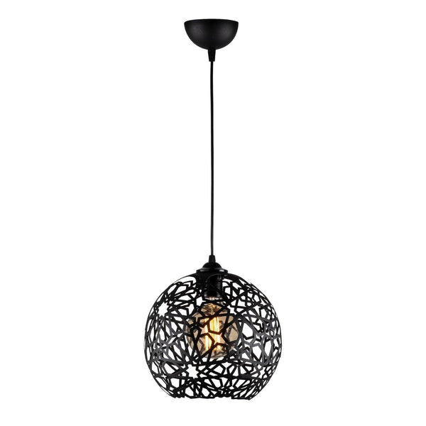 Lustra Dumrul Chandelier, Negru, 25x25x119 cm
