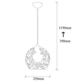 Lustra Dumrul Chandelier, Negru